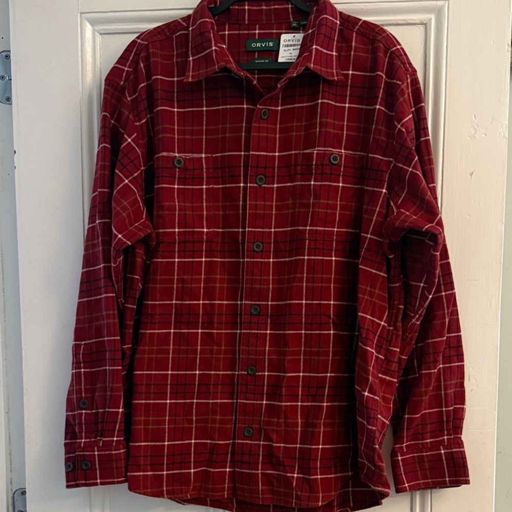 Orvis Perfect Flannel Shirt (Men’s XL) NWT